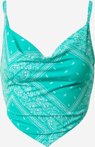 ABOUT YOU x Antonia Top 'Cindy' in Green: front