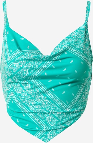 ABOUT YOU x Antonia Top 'Cindy' in Green: front