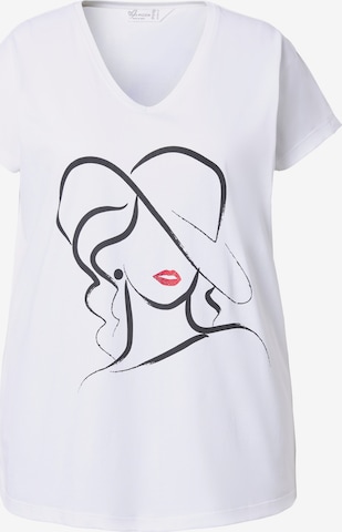 MIAMODA Shirt in White: front