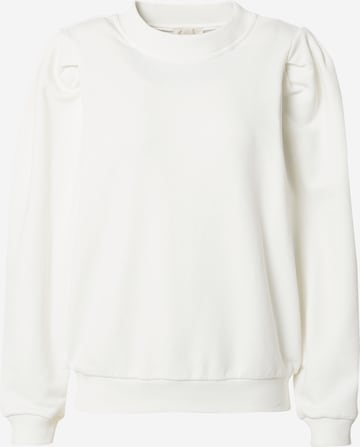 Sweat-shirt 'Mika' minus en blanc : devant