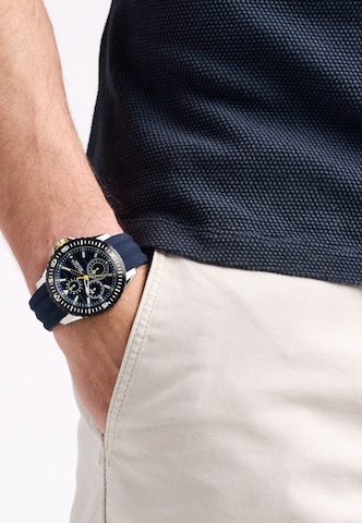 Montre à affichage analogique 'NST' NAUTICA en bleu : devant