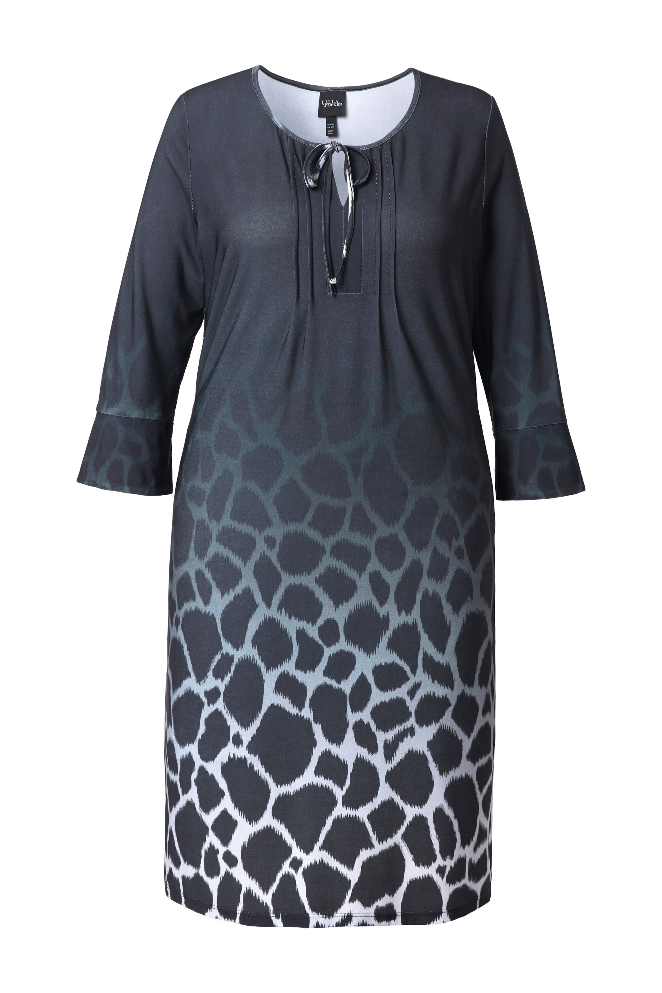 Ulla Popken Jurk in Zwart: voorkant