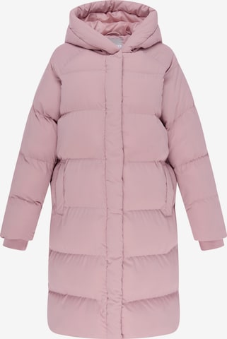 Manteau d’hiver usha WHITE LABEL en rose : devant