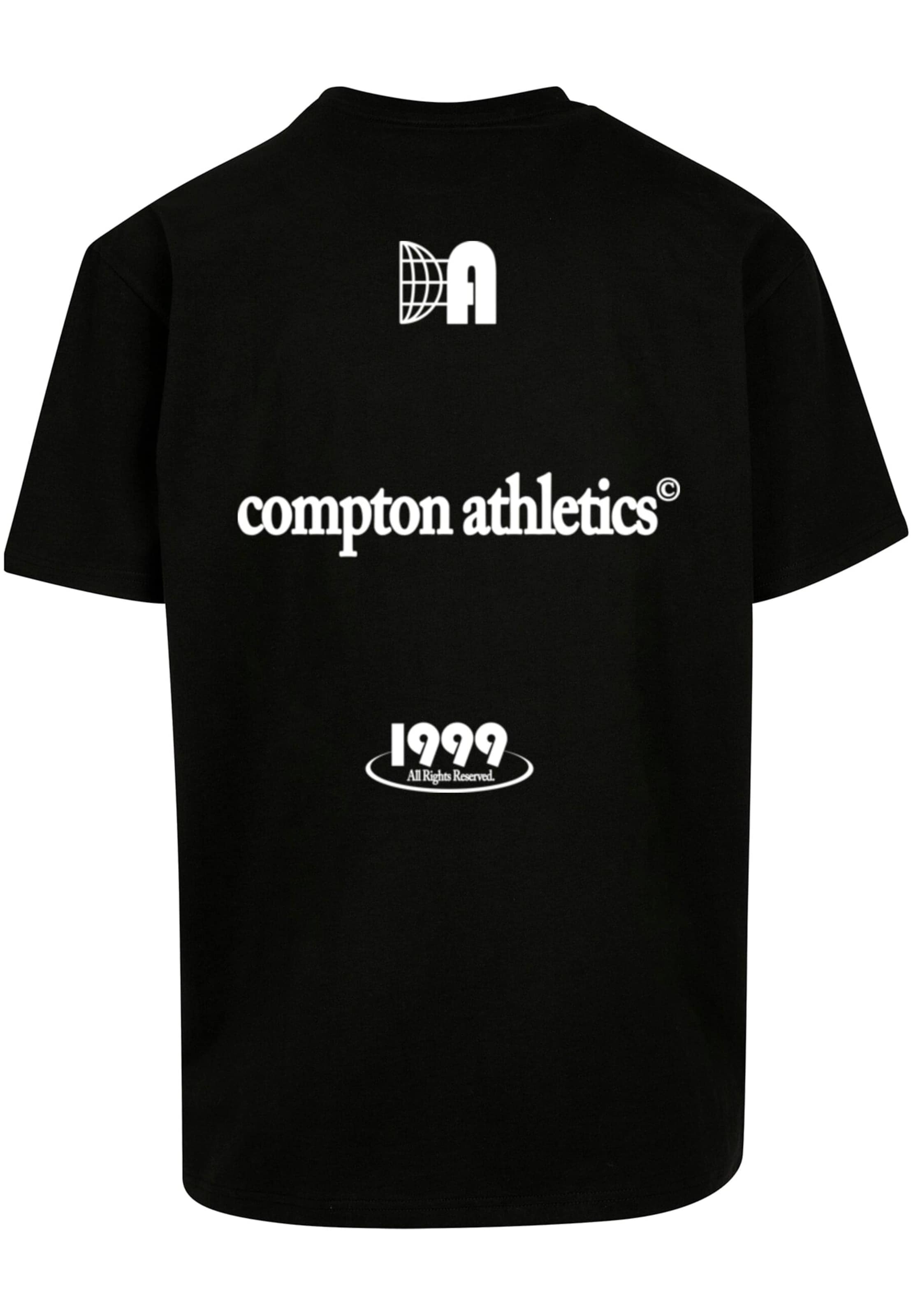 Maglietta 'Compton Athletic Club' di MT Upscale in nero