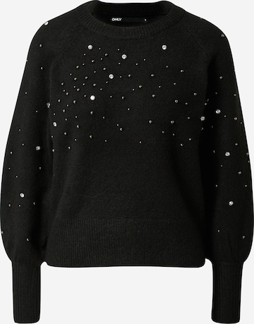 ONLY Sweater 'PRIYAH' in Black: front