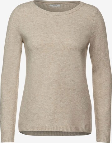 CECIL Pullover in Beige: predná strana