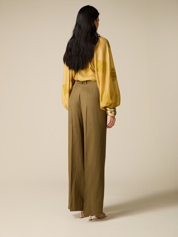 oltre Baggy Trousers in Green