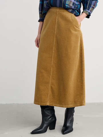 Jupe ' Window Wren' ' Seasalt Cornwall en jaune : devant