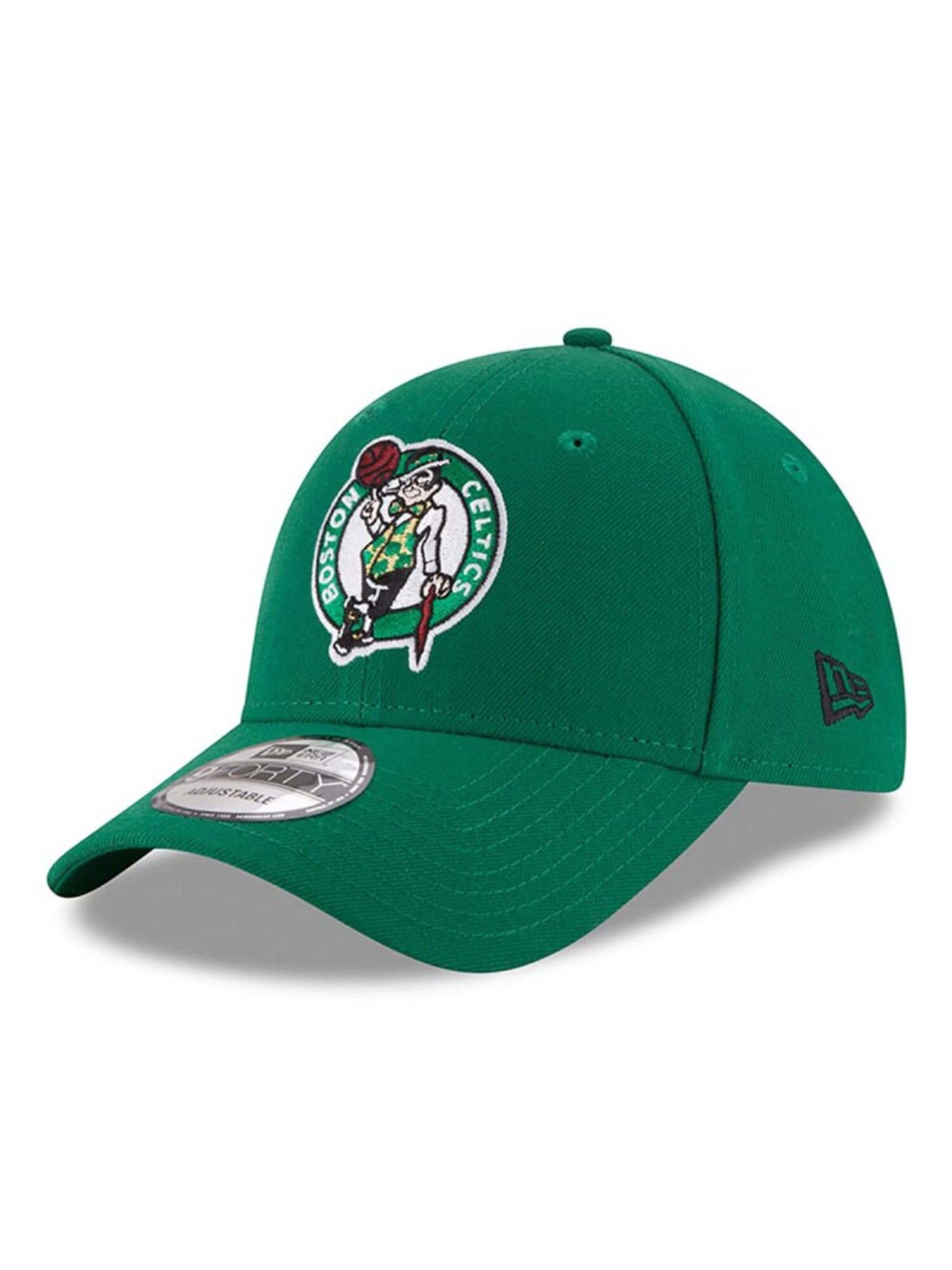 NEW ERA Athletic Cap '9FORTY Boston Celtics The League' in Green: front