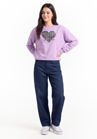 MYMO - Sweatshirt em roxo