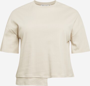 T-shirt NU-IN Plus en beige : devant