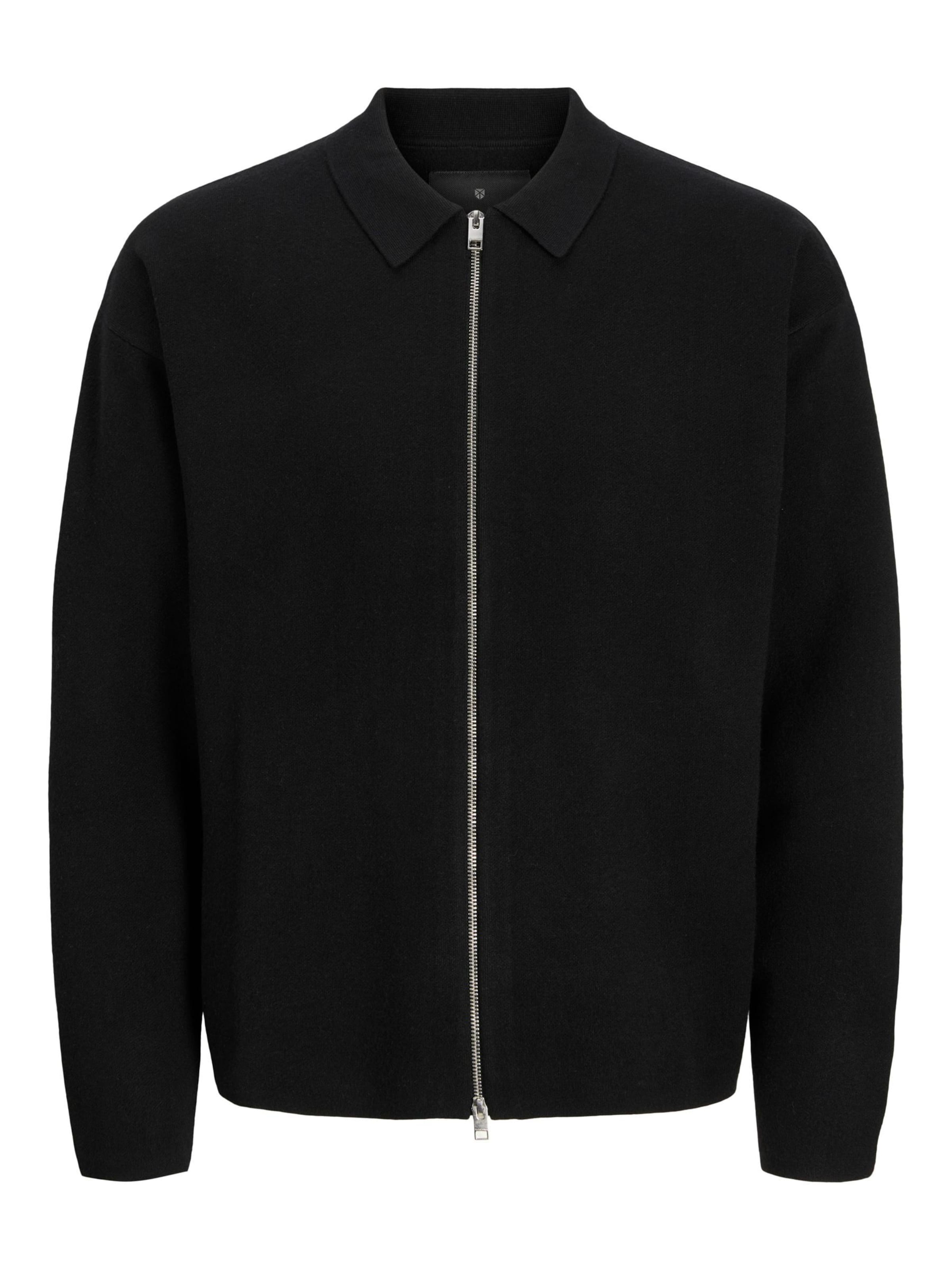 JACK & JONES Cardigan i sort: forside