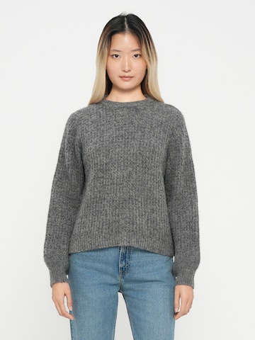 JDY Sweater 'JDYMARI' in Grey: front