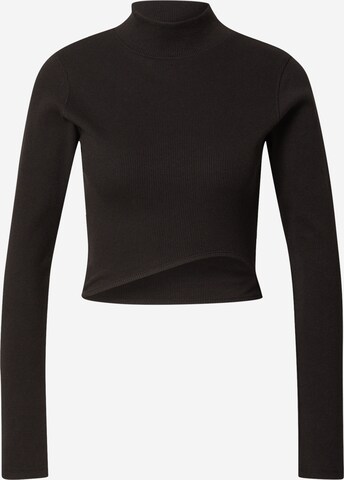 Nasty Gal Sweater in Black: front