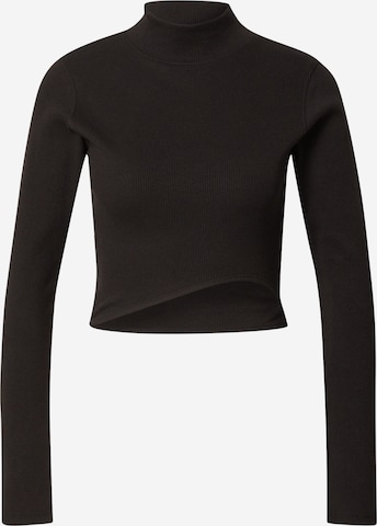 Nasty Gal Sweater in Black: front
