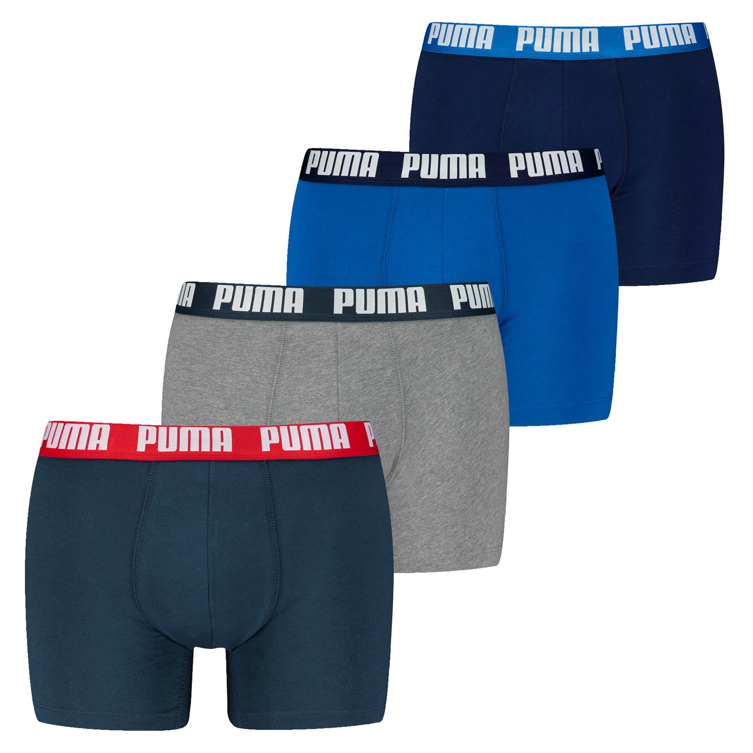 Boxers PUMA en bleu : devant