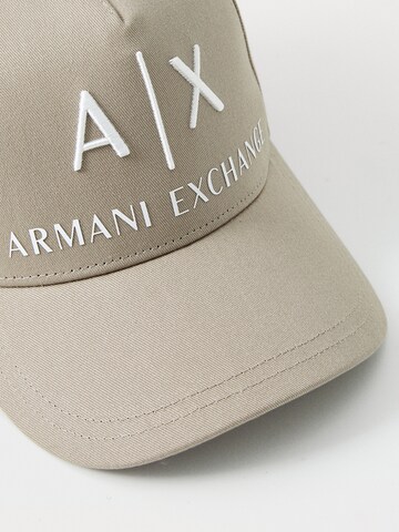 ARMANI EXCHANGE Kšiltovka – hnědá