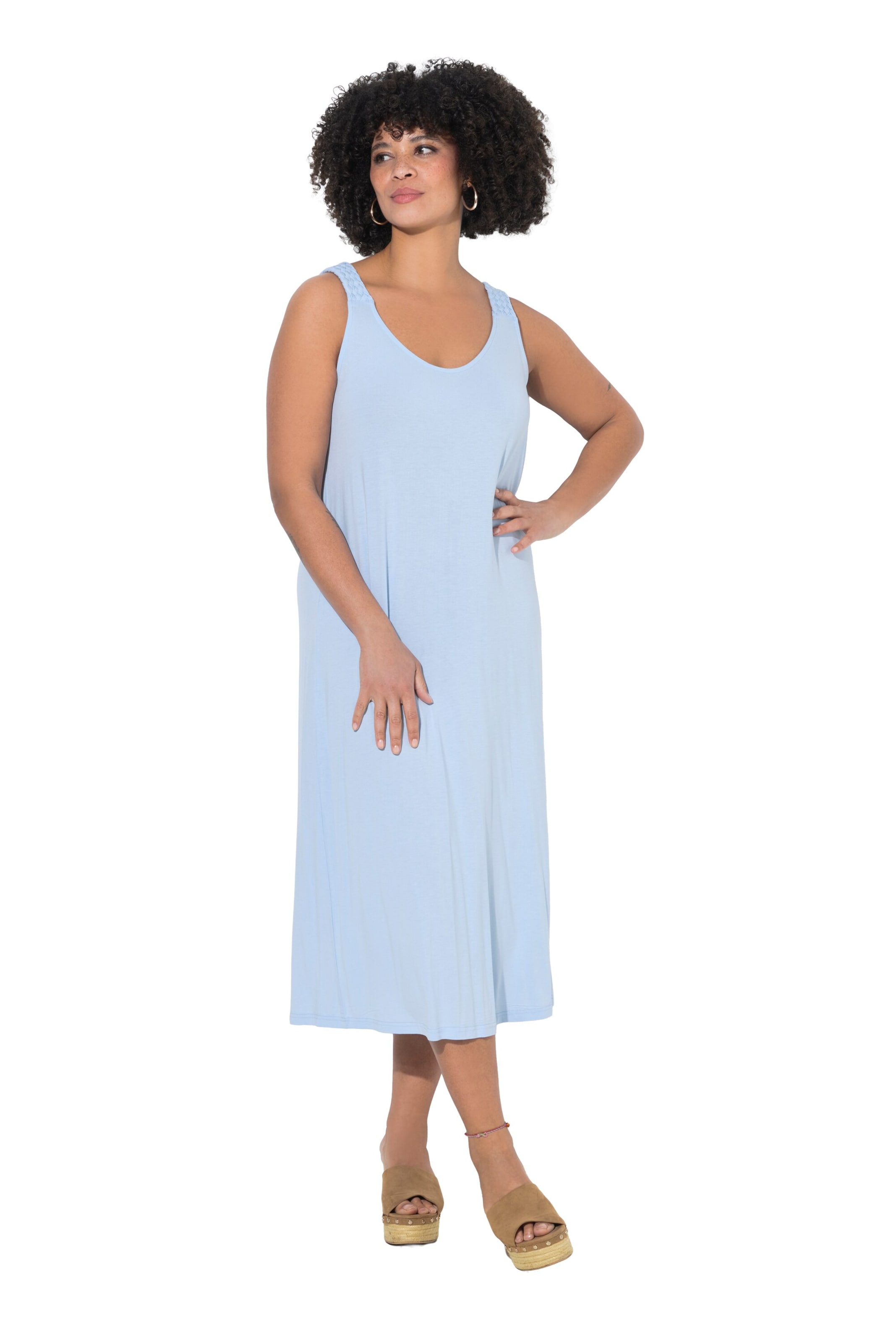 Angel of Style Dress in Blue: front