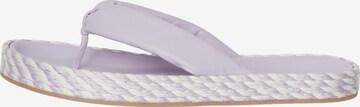 VERO MODA T-Bar Sandals in Purple: front