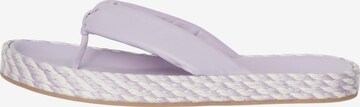 Tongs VERO MODA en violet : devant