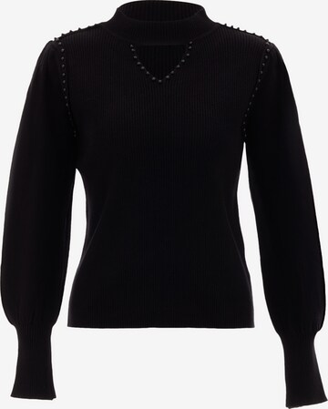 Pull-over NAEMI en noir : devant