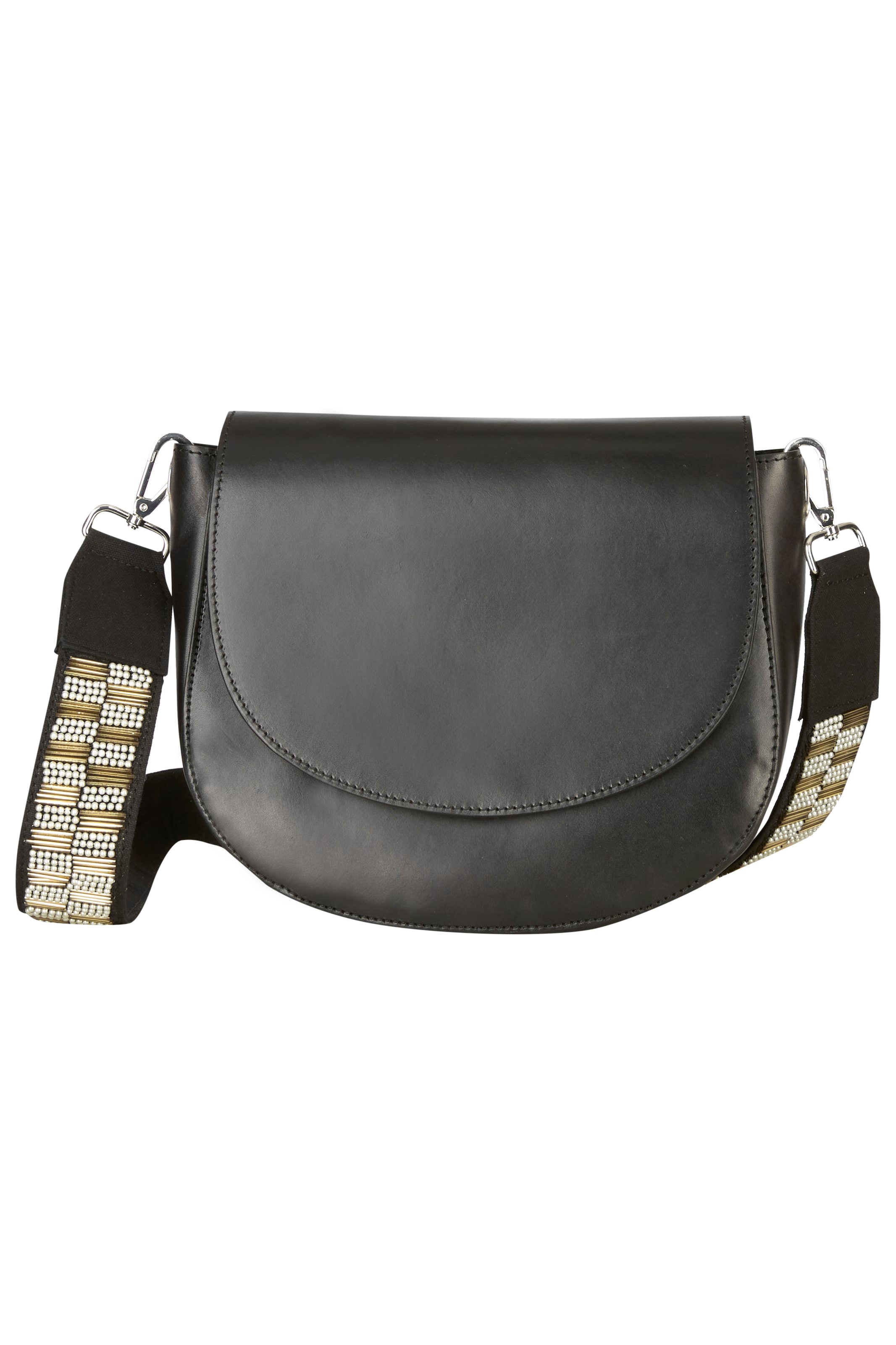 Curuba Umhängetasche in Schwarz: Vorderseite