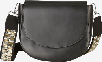 Curuba Crossbody Bag in Black: front