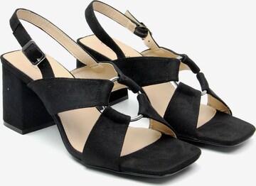 Celena Strap sandal 'Christel' in Black