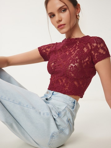 Camicia da donna di Happiness İstanbul in rosso