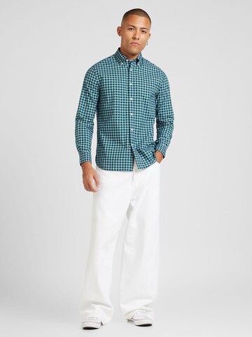 TOMMY HILFIGER Regular Fit Hemd in Grün