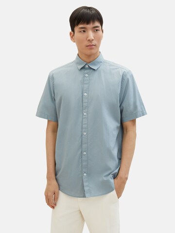 TOM TAILOR Comfort fit Overhemd in Grijs: voorkant