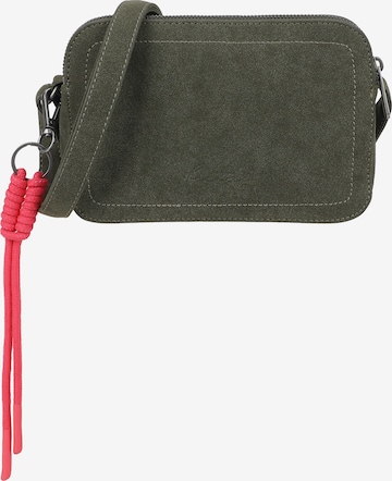 Fritzi aus Preußen Crossbody Bag 'Jony Suede Jacky' in Green: front
