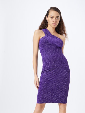 IRO - Vestido de cocktail 'LEANDRA' em roxo: frente