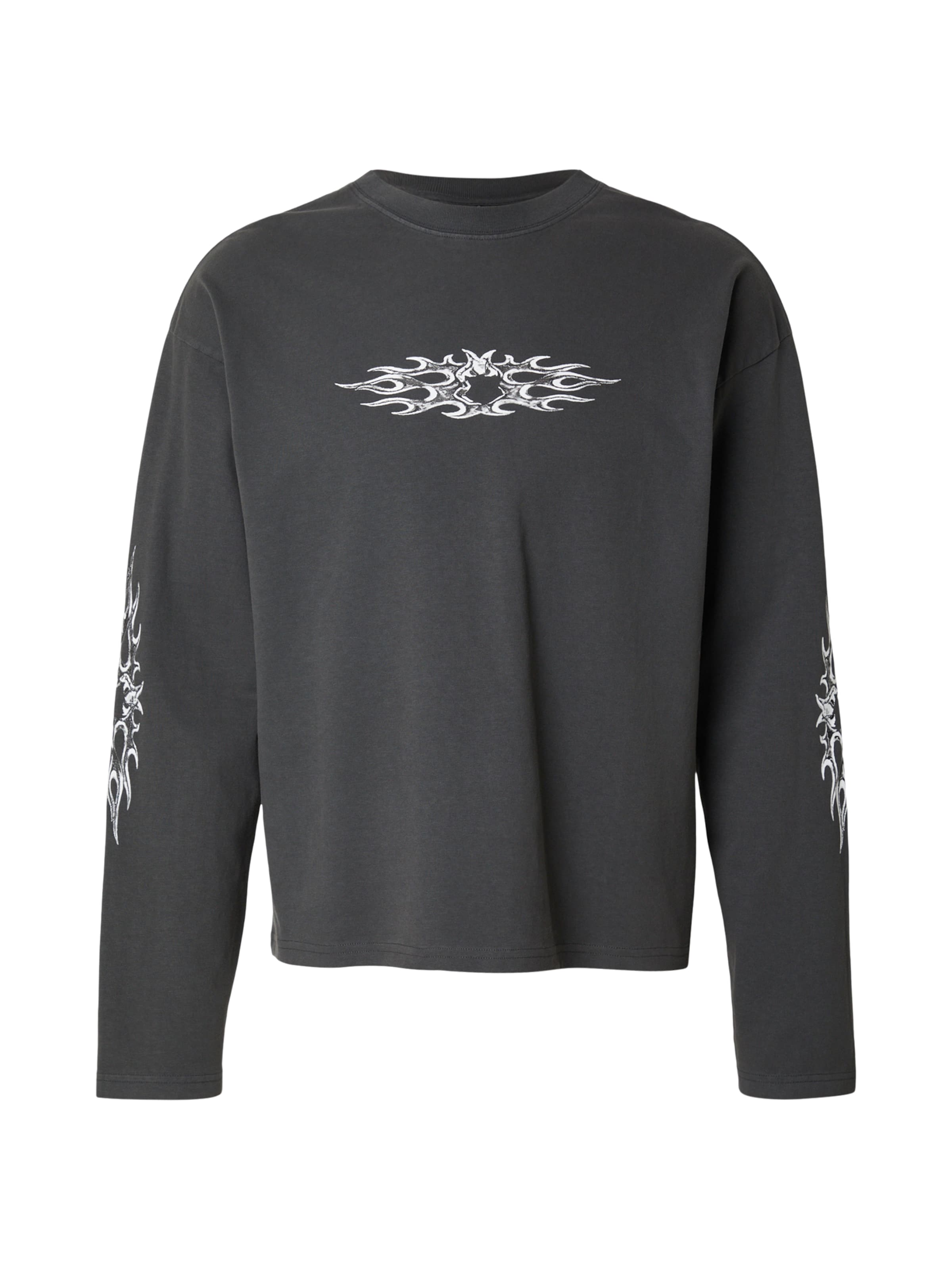 WEEKDAY Shirt in Grau: Vorderseite