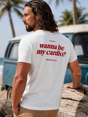 Neverless Shirt 'cardio' in White