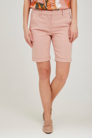 regular Pantaloni di Fransa in rosa: frontale