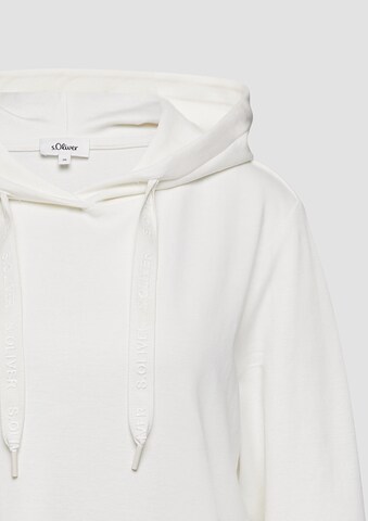 s.Oliver Sweatshirt in Weiß