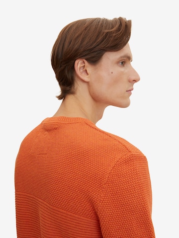 TOM TAILOR Sweater in Orange