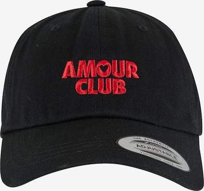55-60 dydžio Kepurė 'Amour Club Heart' iš Mister Tee, spalva – raudona / juoda, Prekių apžvalga