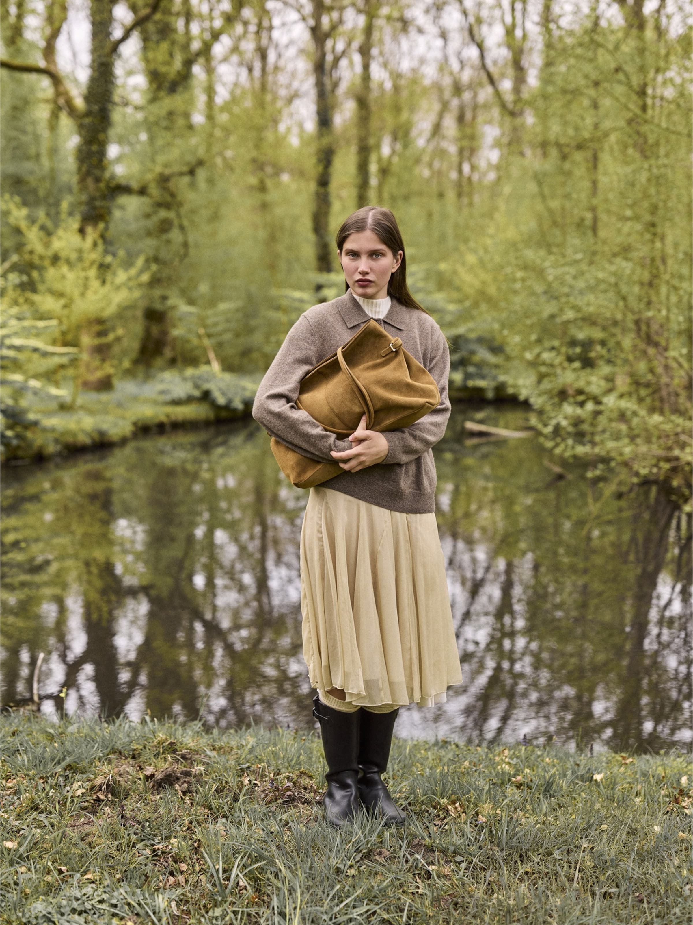 Nat&Nin Shopper 'Pablo' in Brown