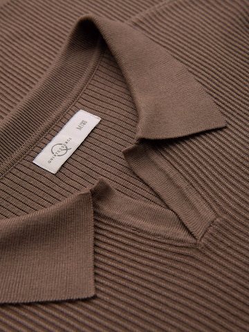 Ombre - Camiseta en marrón