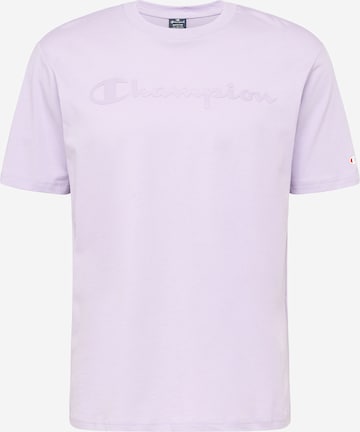 lillā Champion Authentic Athletic Apparel T-Krekls: no priekšpuses