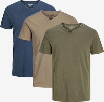 JACK & JONES Shirt 'Split' in Blue: front