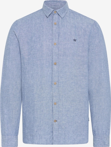 Kronstadt Regular Fit Hemd 'Heart' in Blau: Vorderseite