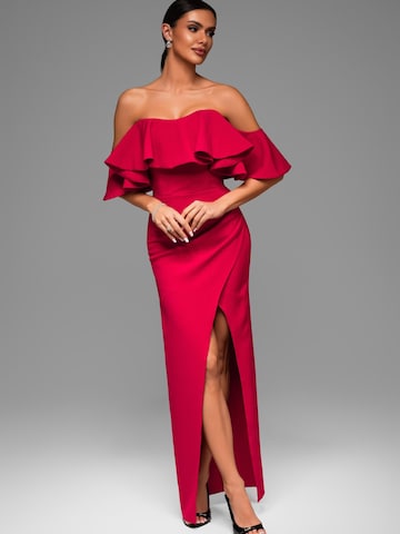 Ombre Evening dress in Red