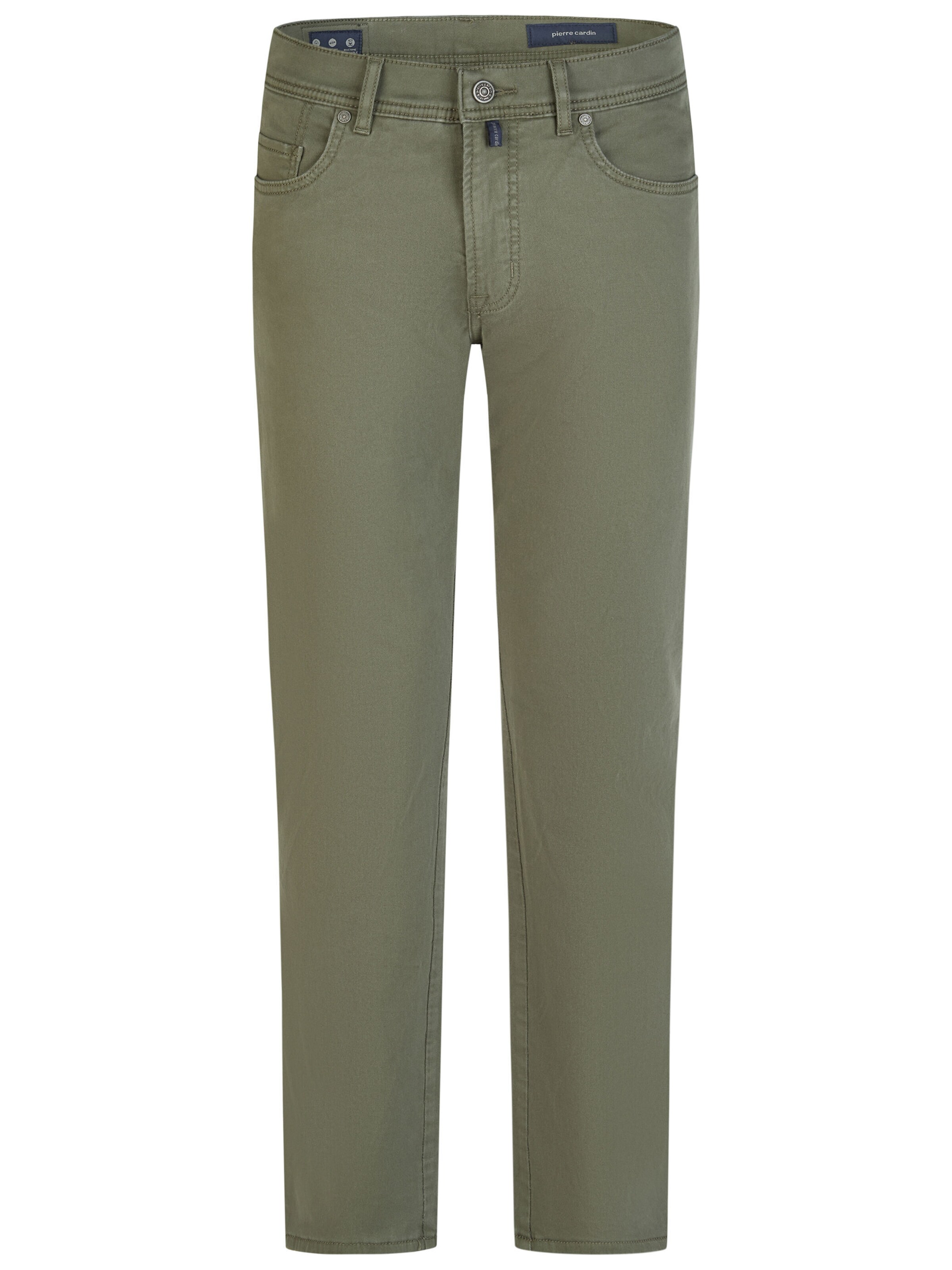 Regular Pantalon 'Laval' PIERRE CARDIN en vert : devant