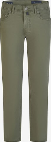 Regular Pantalon 'Laval' PIERRE CARDIN en vert : devant