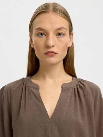 SELECTED Blouse 'SLFVIVA' in Bruin