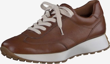 Paul Green Sneakers laag in Bruin: voorkant