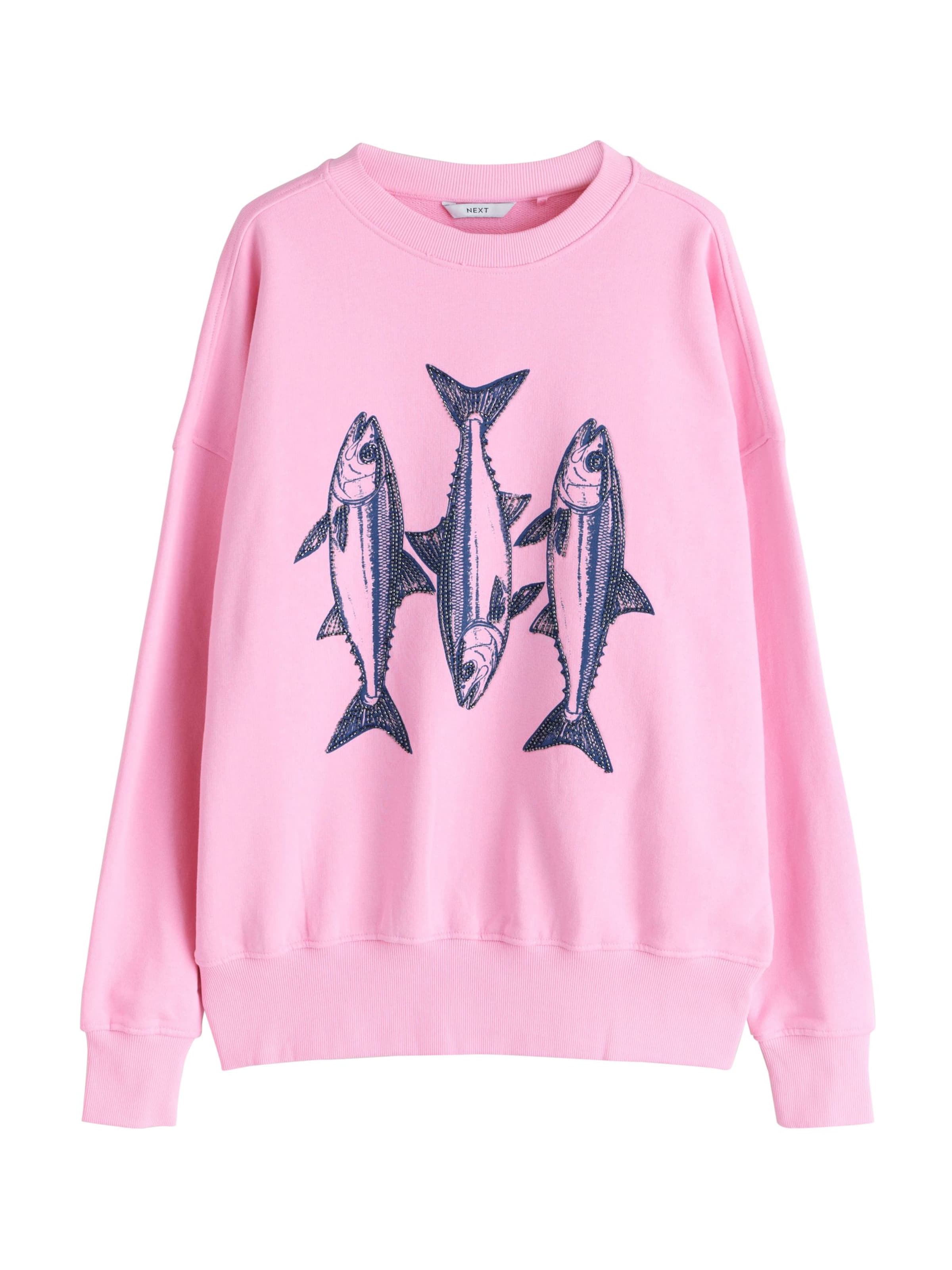 Next Sweatshirt in Roze: voorkant